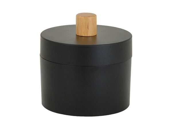 Boite à coton plastique SENSEA Scandi, noir