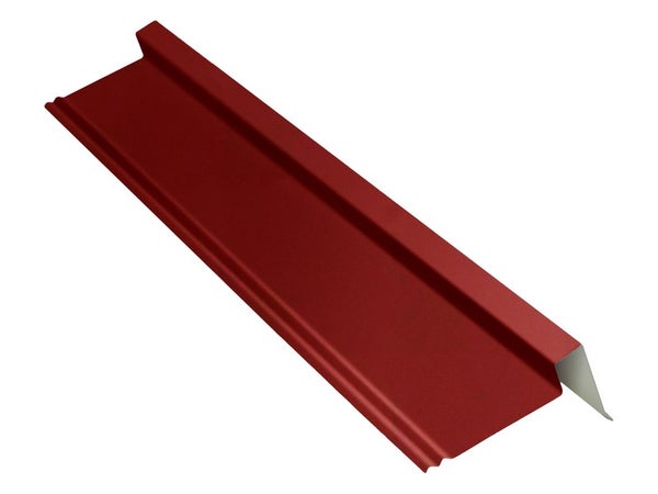 Rive droite-gauche acier galvanise rouge x L.0.9 m