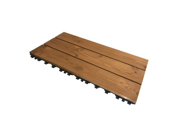 Dalle clip en pin THT SMARTDECK, L.  60 x L.  30 cm x Ep. 25 mm