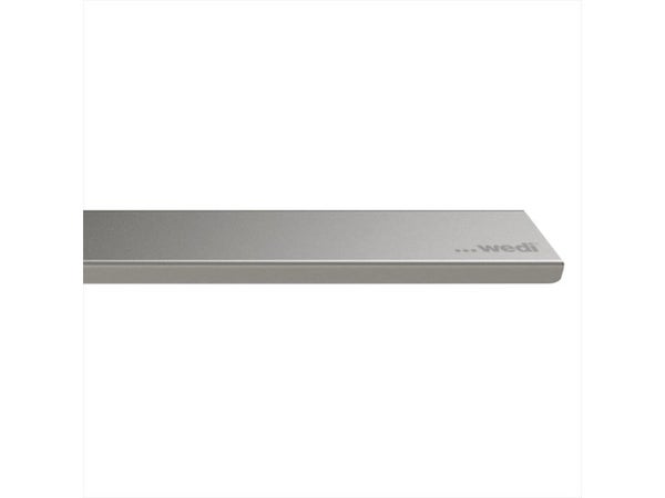Canivelle finition inox brosse, 30 cm, WEDI