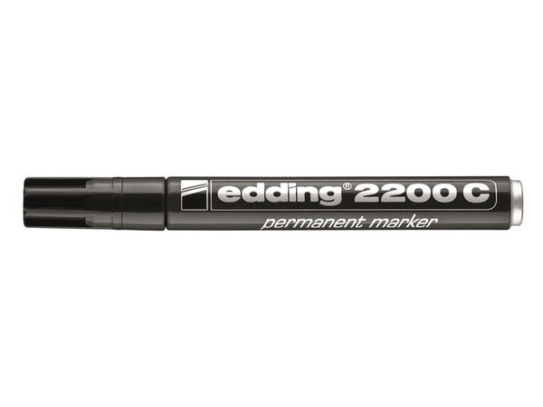 Marqueur permanent peinture noir EDDING E-2200C