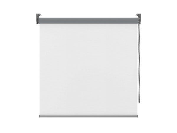 Store enrouleur Reflexe blanc, l.75 x H.250 cm, DECOSOL DELUXE