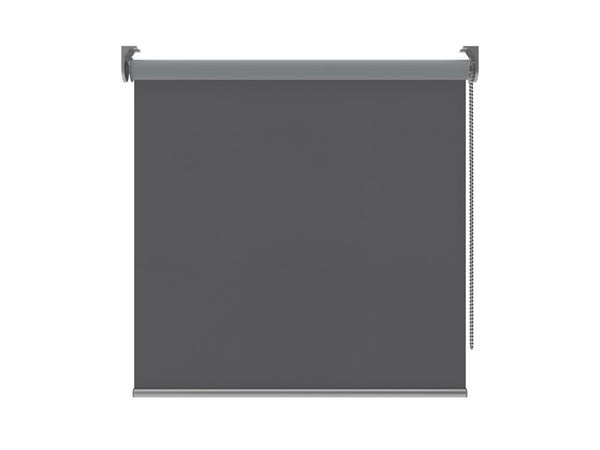 Store enrouleur Reflexe gris, l.120 x H.250 cm, DECOSOL DELUXE