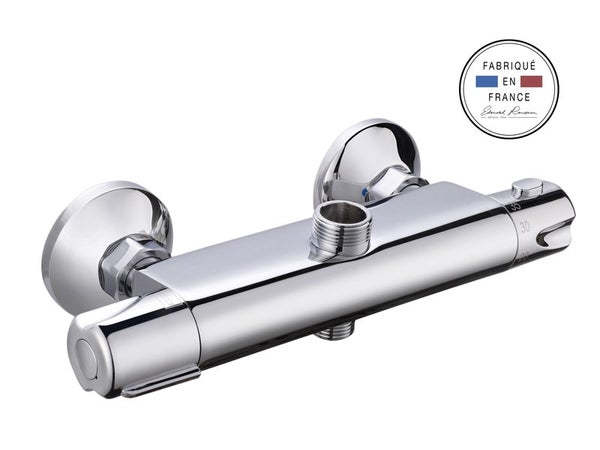 Mitigeur thermostatique douche chrome, EDOUARD ROUSSEAU Albi