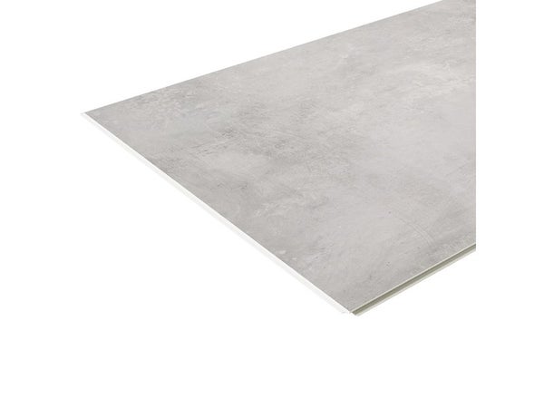 Dalle murale PVC sans bois gris structuré ARTENS, L.70 x l.40 cm, Ep.4.2 mm