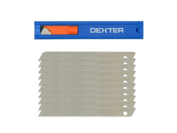 Lot de 10 lames cutter 9 mm DEXTER
