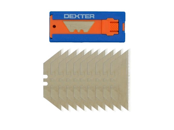Lot de 10 lames de cutter trapèze DEXTER