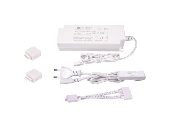 Transformateur 48W pour ruban LED Blanc 3000K/4000K Ledflexi INSPIRE