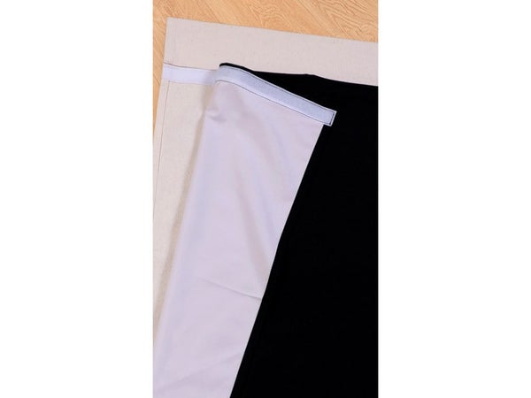 Doublure occultante Caleb pour rideau, l.135 x H.265 cm noir