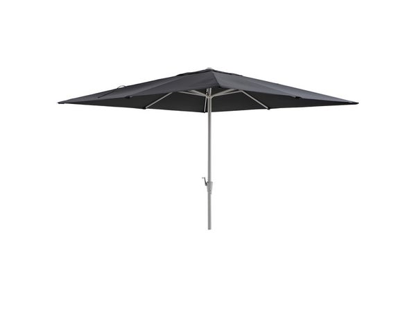 Parasol droit carré, NATERIAL Aura, L.285 x l.285 cm,  gris