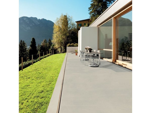 Peinture pour sol garage béton et carrelage haute resistance, LUXENS, 2.5 L trench 6 satiné