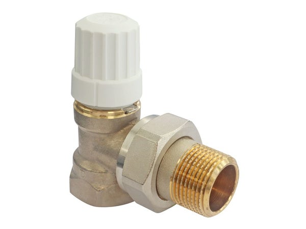Corps thermostatique équerre raccord Femelle 20 / 27 DANFOSS