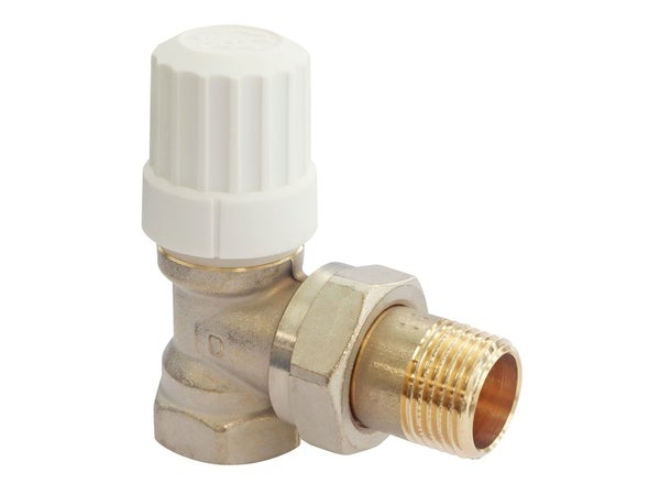 Corps thermostatique équerre raccord Femelle 15 / 21 DANFOSS