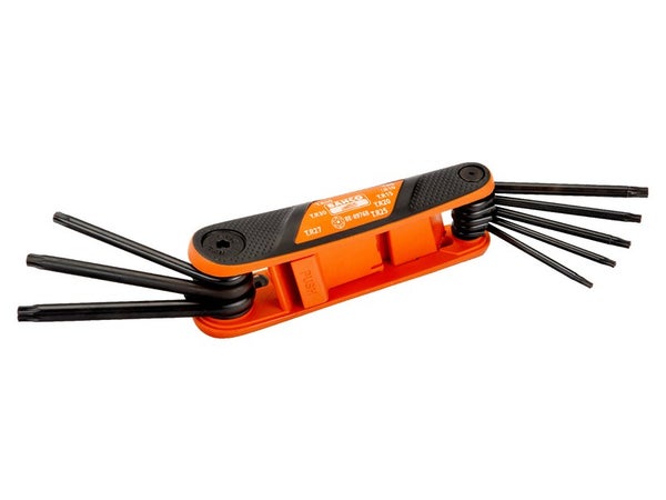 Jeu de 8 clés mâle torx courte, 9-10-15-20-25-27-30-40 mm mm BAHCO