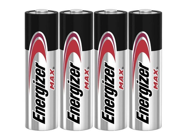 Lot de 4 piles alcaline max AA, ENERGIZER, 1.5 V