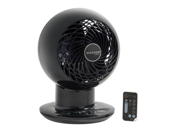 Ventilateur de table, OHYAMA, Pcf-sc15t noir 38 W, D20 cm