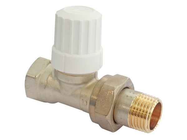Corps thermostatique droit raccord femelle 15 / 21 DANFOSS