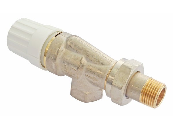 Corps thermostatique équerre inversée raccord Femelle 12 / 17 DANFOSS
