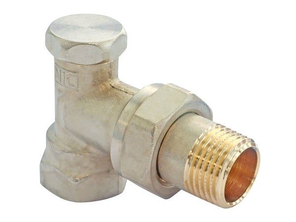 Coude de réglage nickelé raccord Femelle 15/21 DANFOSS