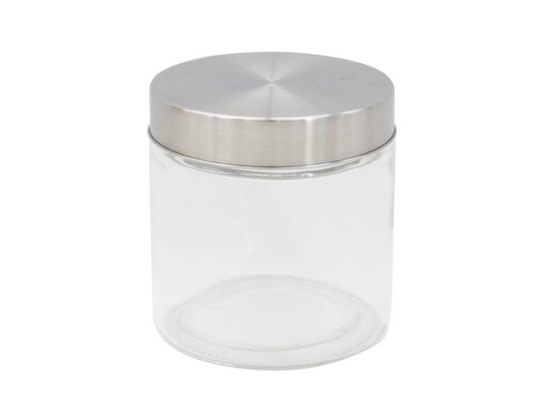Bocal verre couvercle inox taille S zodio