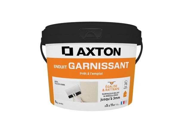 Enduit de rénovation et garnissant en pâte, AXTON, 8 kg