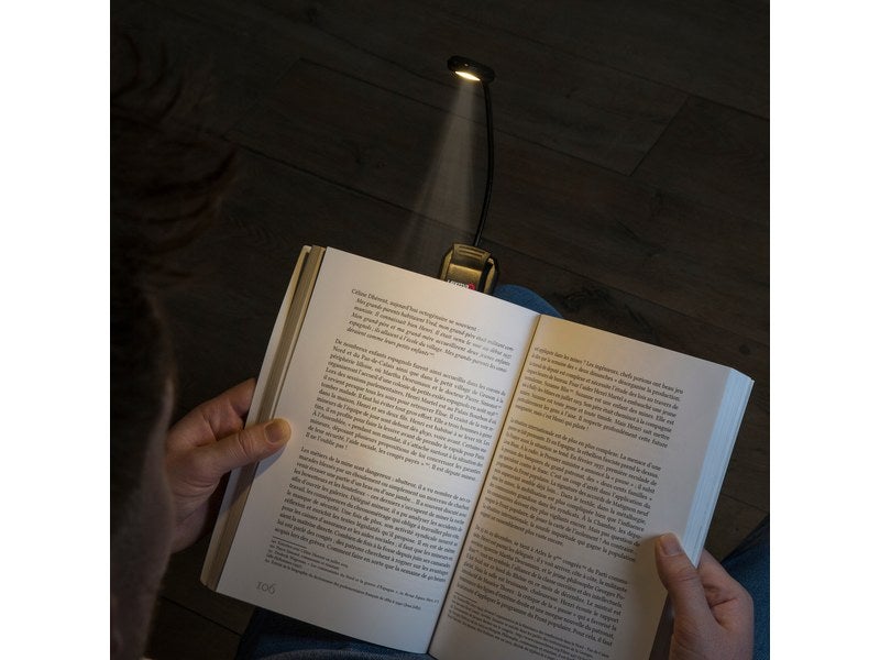 Lampe de lecture rechargeable avec pince, LEXMAN