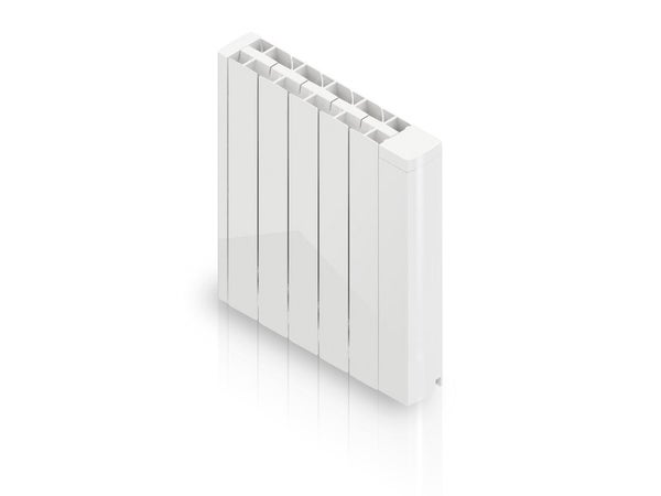 Radiateur électrique à inertie fluide 1500 W SAUTER Orosi horizontal blanc