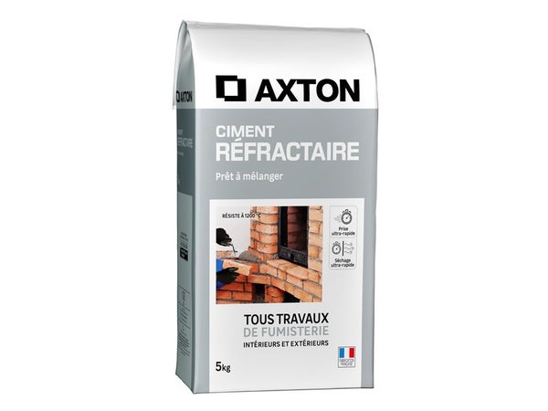 Ciment réfractaire AXTON 5,0 KG