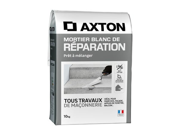 Mortier de réparation blanc AXTON, 10 kg