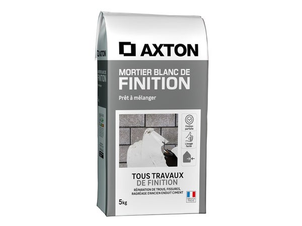Mortier de finition blanc AXTON 5 kg