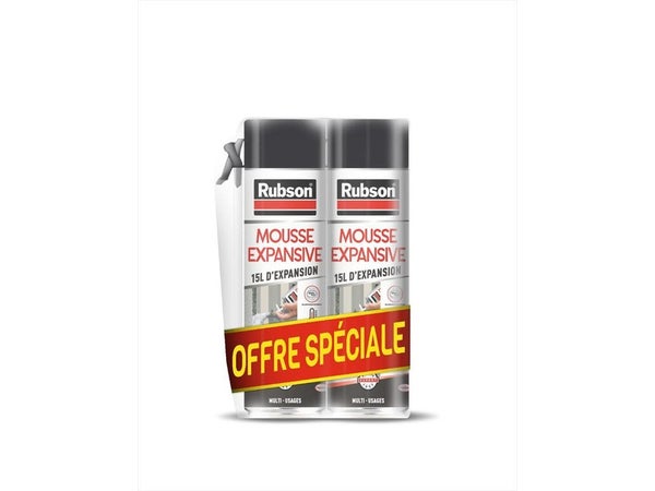 Mousse expansive access, RUBSON, blanc 2 x 345 ml