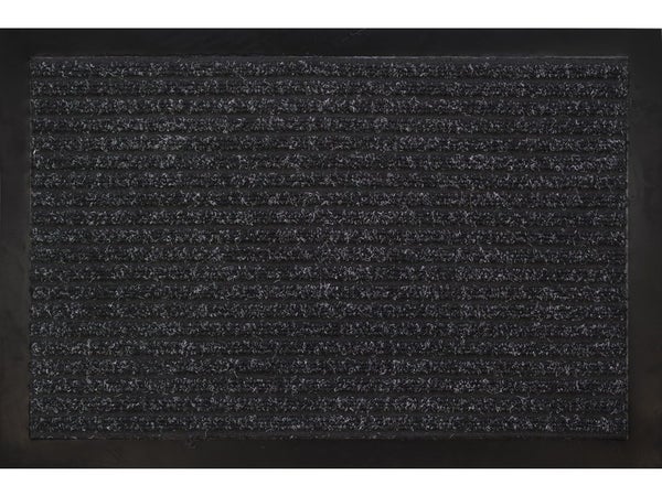 Tapis d'entree plastique noir l.60 cm x L.80 cm, Gaillac608020