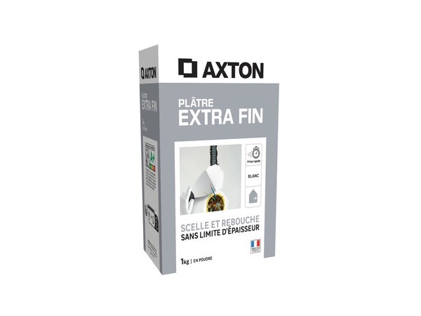 Plâtre extra fin AXTON 1kg