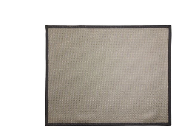 Tapis rectangulaire extérieur, l.120 x L.150 cm, noir