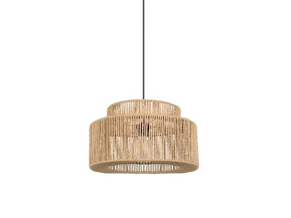 Suspension 1xE27 papier naturel YUCATAN diam. 38 cm