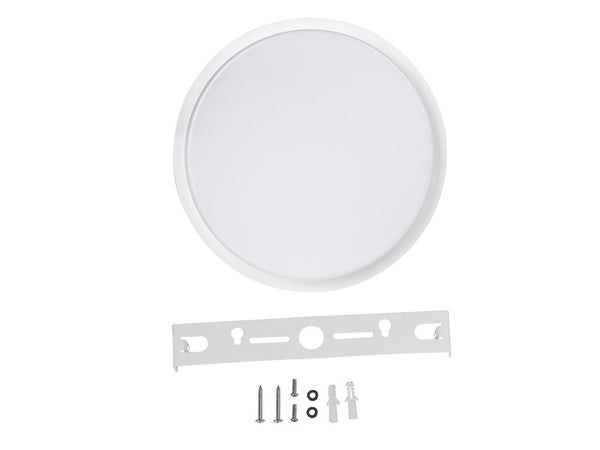 Hublot extérieur LED intégrée rond D.25 cm 1620 Lm blanc Ezy INSPIRE