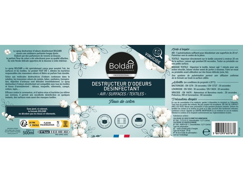 BOLDAIR Pot 300g Gel destructeur d odeurs sans parfum Neutre
