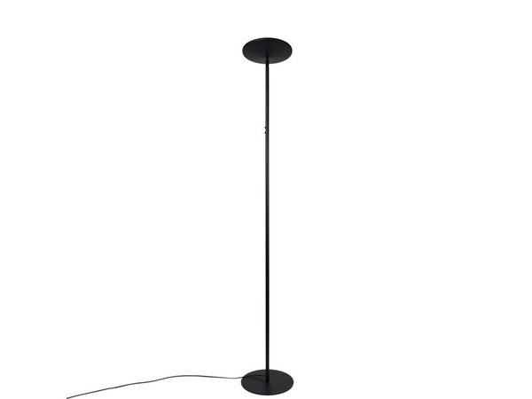 Lampadaire LED droit, design métal noir, INSPIRE Mirasol, 1960lm