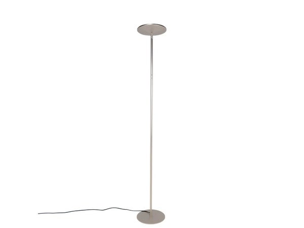 Lampadaire LED droit, design métal chromée mat, INSPIRE Mirasol, 1960lm