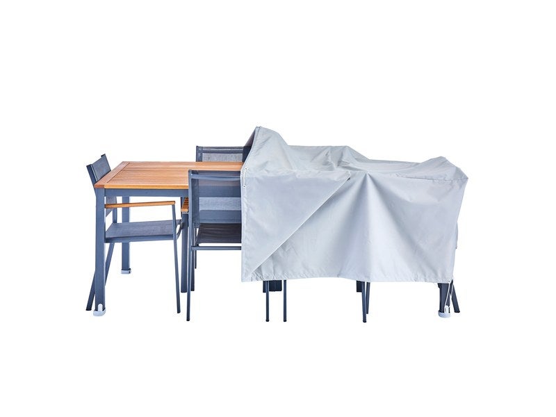 Housse de protection spéciale table ronde et chaises - Titanium