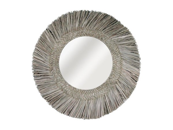 Miroir rond exotic naturel diam. 60 cm