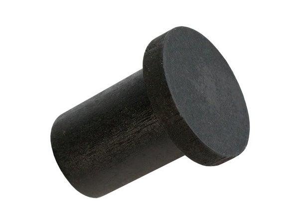 Support miroir barbier noir 5 cm