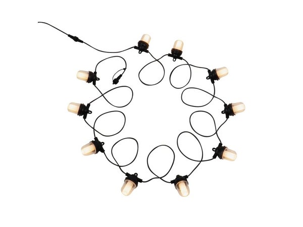 Guirlande extérieur Module LED 10 ampoules lumière chaude Breezy INSPIRE