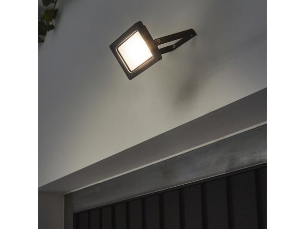 Applique Murale Solaire LED avec Détecteur de Mouvement pour Jardin - 56  LED - 12W - Étanche - Noir