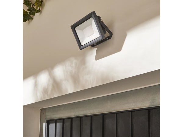 Projecteur à fixer extérieur module LED Yonkers, INSPIRE, 2700 Lm anthracite