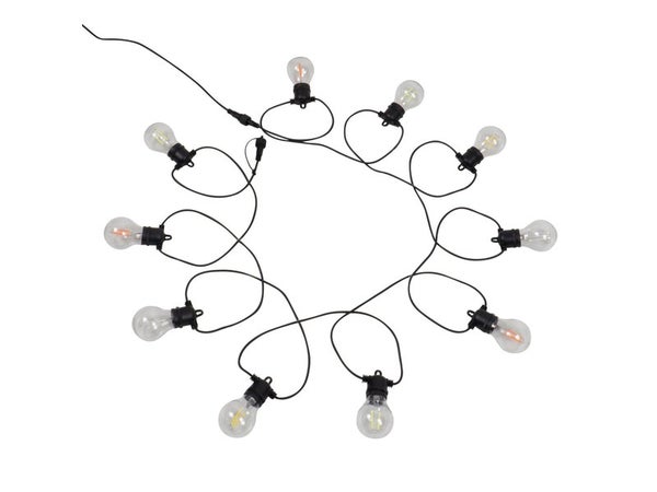 Guirlande 10 ampoules LED multicouleurs Minta, INSPIRE, 332 Lm
