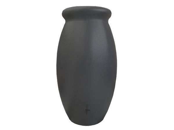 Récupérateur d'eau aérien jarre, BELLI, 1000 litres, anthracite
