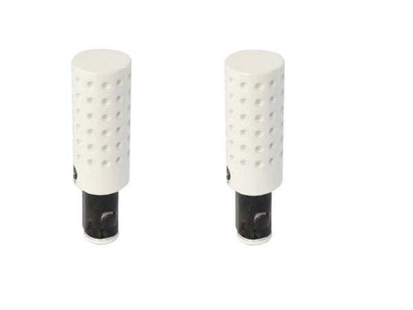 2 embouts pour barre de vitrage, Diam.10 mm, blanc Design, CESSOT