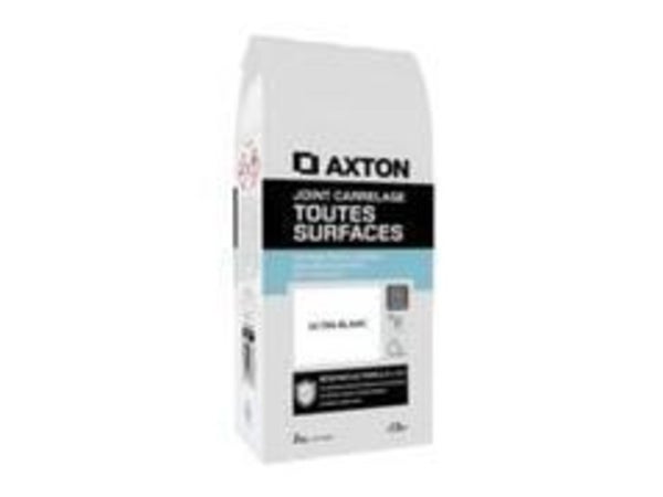 Joint tout type de carrelage et mosaique AXTON ultra blanc 2 kg