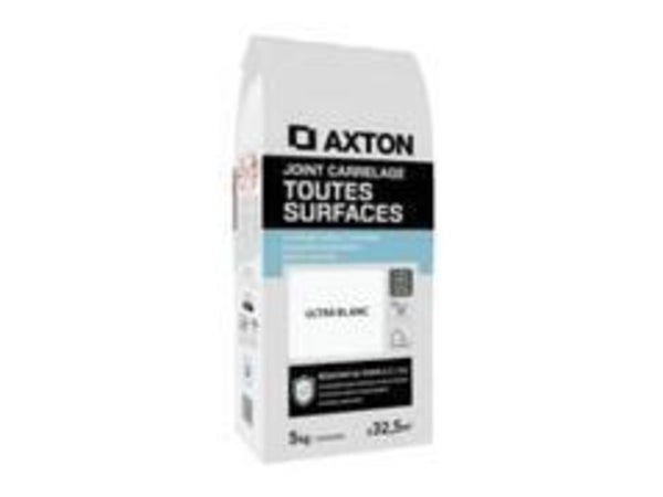 Joint tout type de carrelage et mosaique AXTON ultra blanc 5 kg